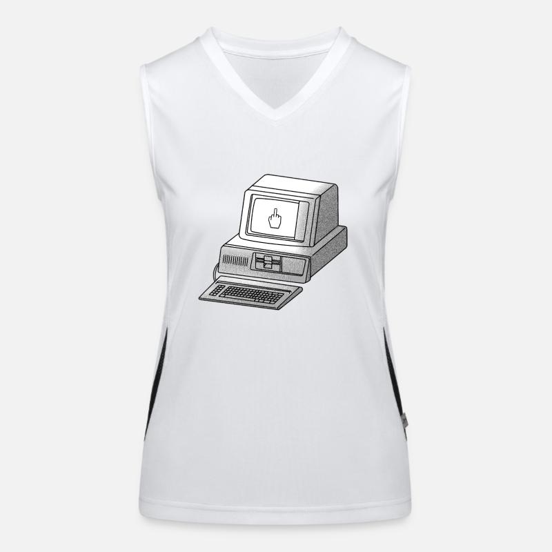 cyberpunk hackfleisch Funktionelles Kontrast-Tank Top für Frauen