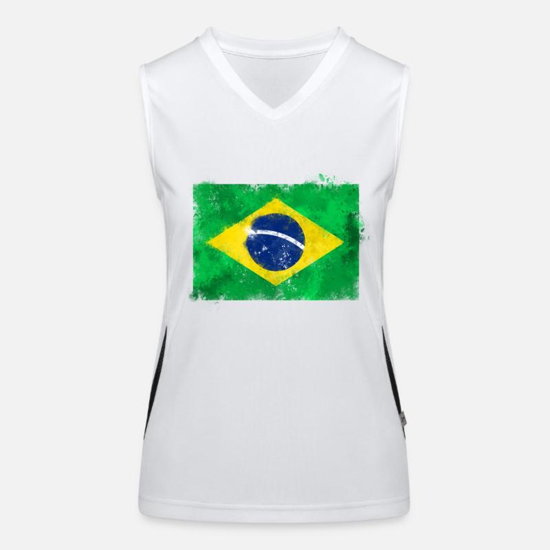 Brasil Débardeur respirant contrasté Femme