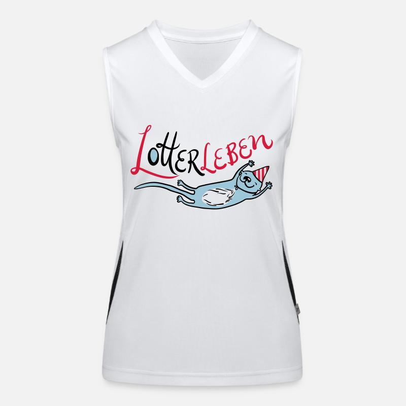 Lotterleben Zwo Funktionelles Kontrast-Tank Top für Frauen