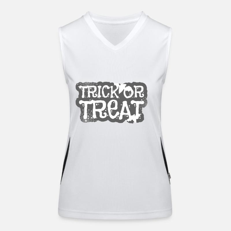 Happy Halloween Geist Monster Horror Geschenk Funktionelles Kontrast-Tank Top für Frauen