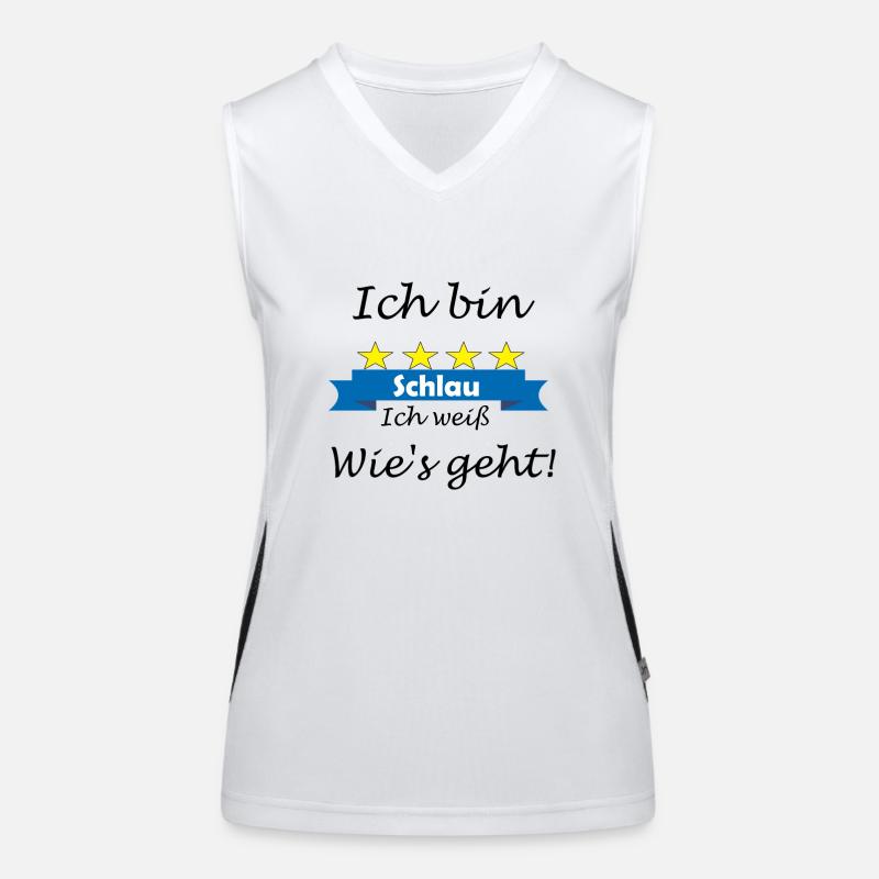 Schlau Funktionelles Kontrast-Tank Top für Frauen