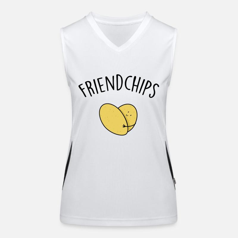 Friendchips Débardeur respirant contrasté Femme