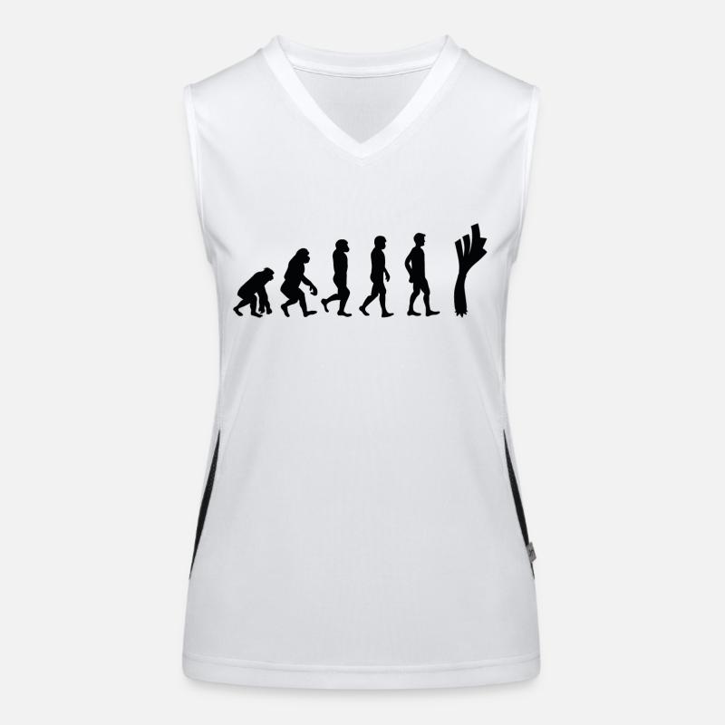 Leek evolution Women's Functional Contrast Tank Top