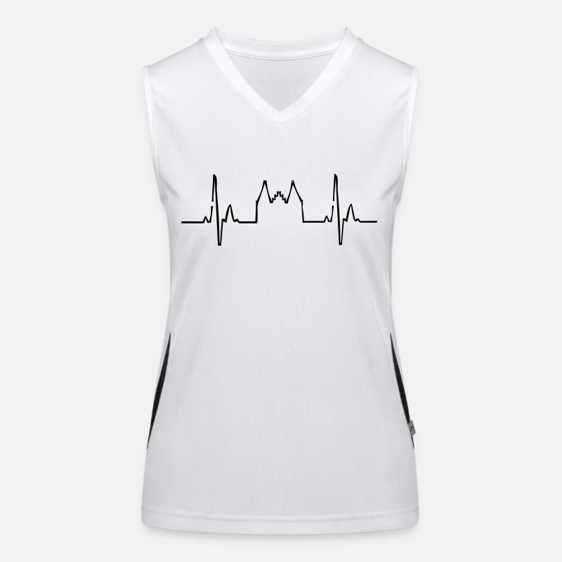 Lübeck Funktionelles Kontrast-Tank Top für Frauen
