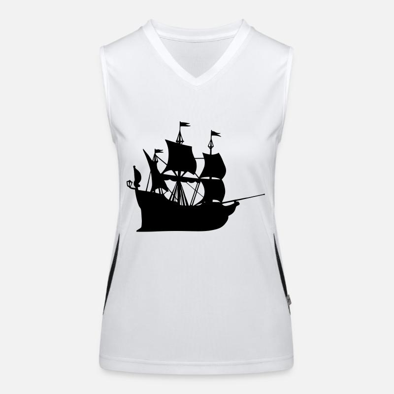 Ship Gift Idea Women's Functional Contrast Tank Top