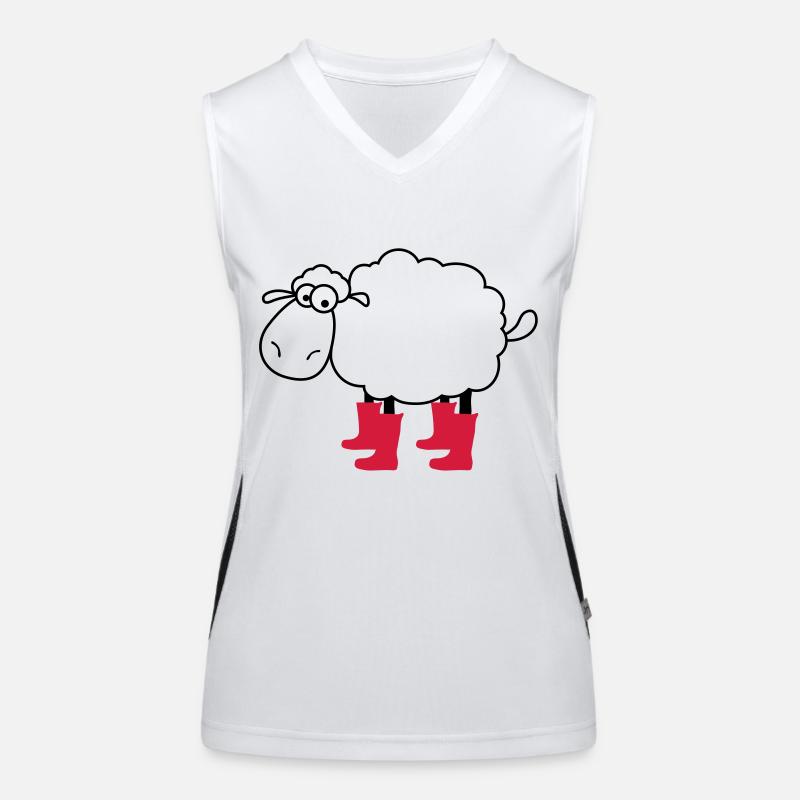 mouton Débardeur respirant contrasté Femme