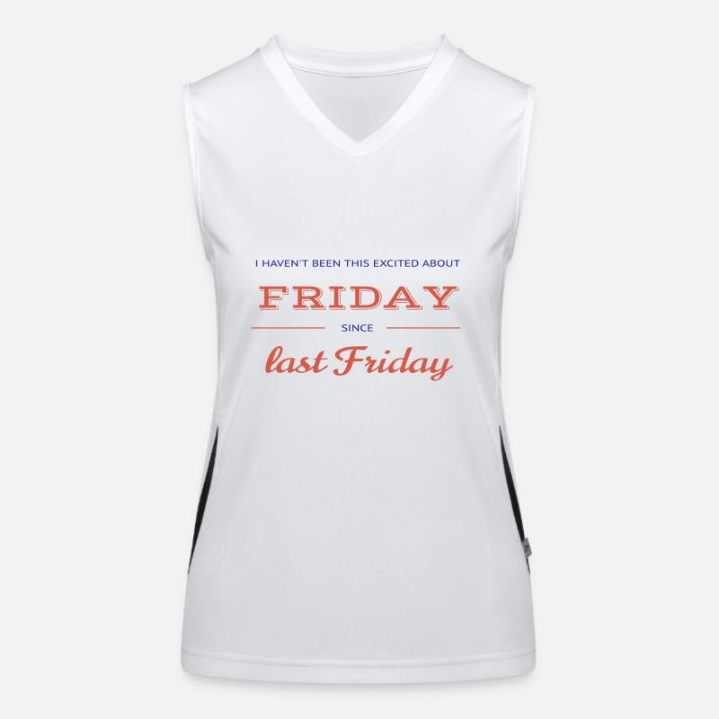 happy friday Women's Functional Contrast Tank Top