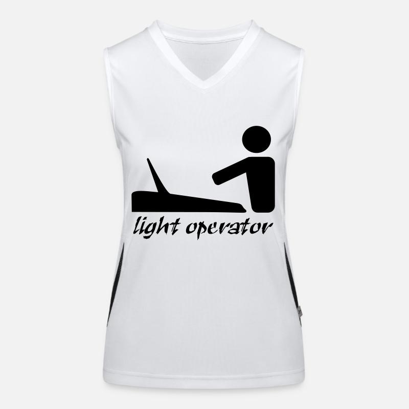 lightoperator_text Funktionelles Kontrast-Tank Top für Frauen