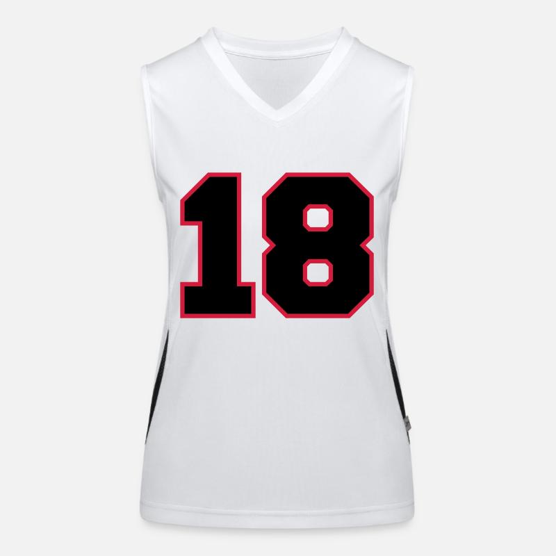number18 Funktionelles Kontrast-Tank Top für Frauen