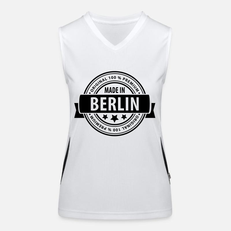Fait à BERLIN Débardeur respirant contrasté Femme