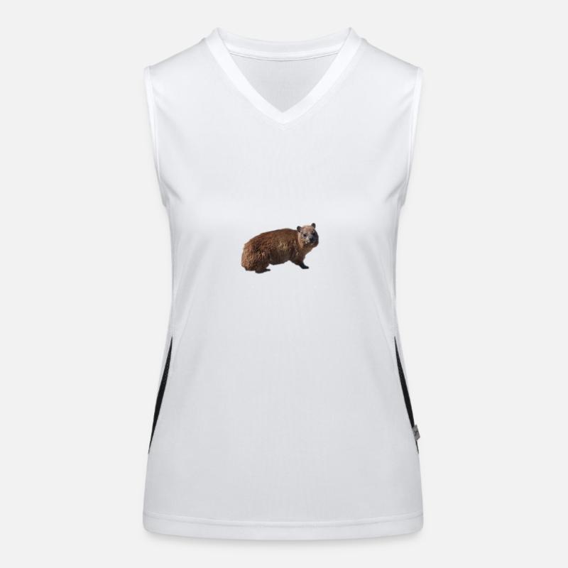 Klippschliefer Funktionelles Kontrast-Tank Top für Frauen