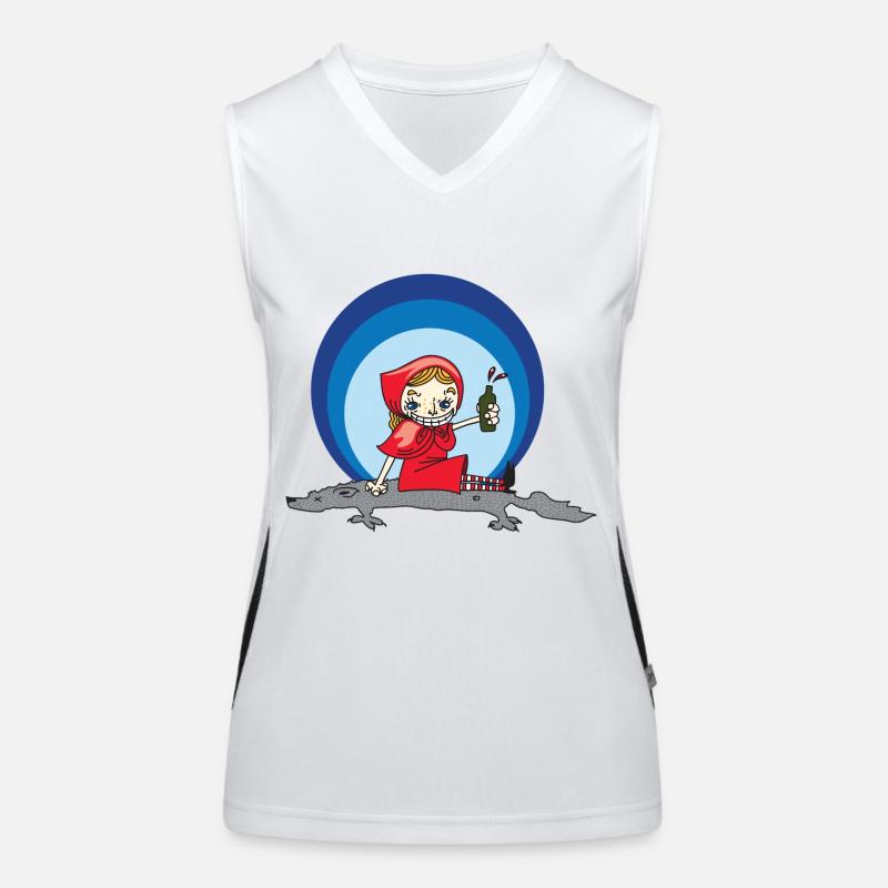 Rotkäppchen Funktionelles Kontrast-Tank Top für Frauen