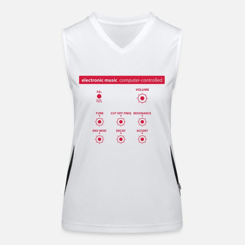 electronic_music Women's Functional Contrast Tank Top