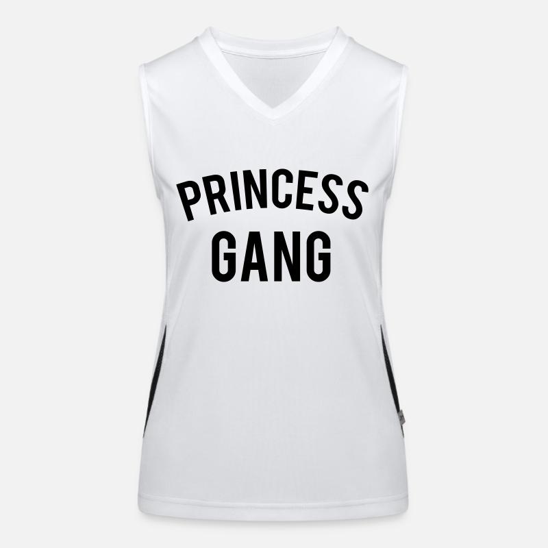 Princess Gang Funktionelles Kontrast-Tank Top für Frauen