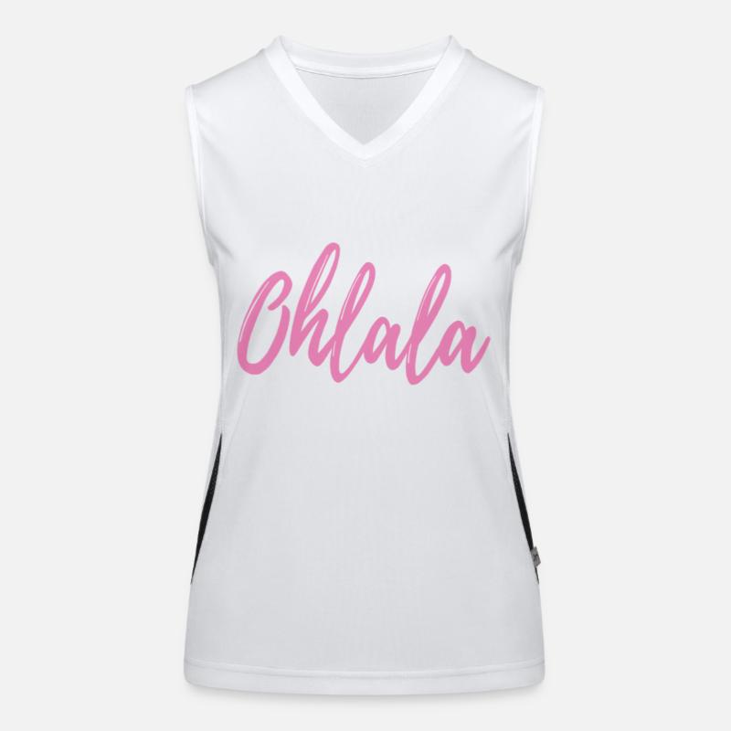Ohlala Débardeur respirant contrasté Femme