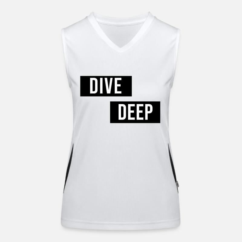 Dive Deep Inspiration Débardeur respirant contrasté Femme