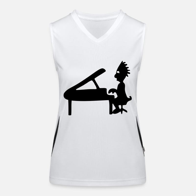 piano Débardeur respirant contrasté Femme