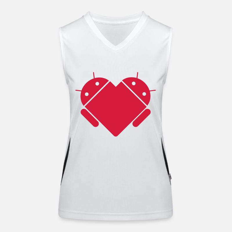 Amour Android Débardeur respirant contrasté Femme