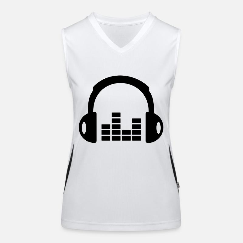 Headphones Women's Functional Contrast Tank Top