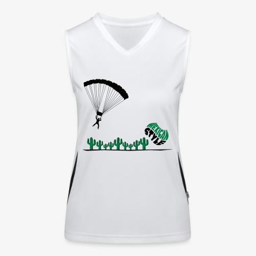 Mexican skydiver - Women's Functional Contrast Tank Top