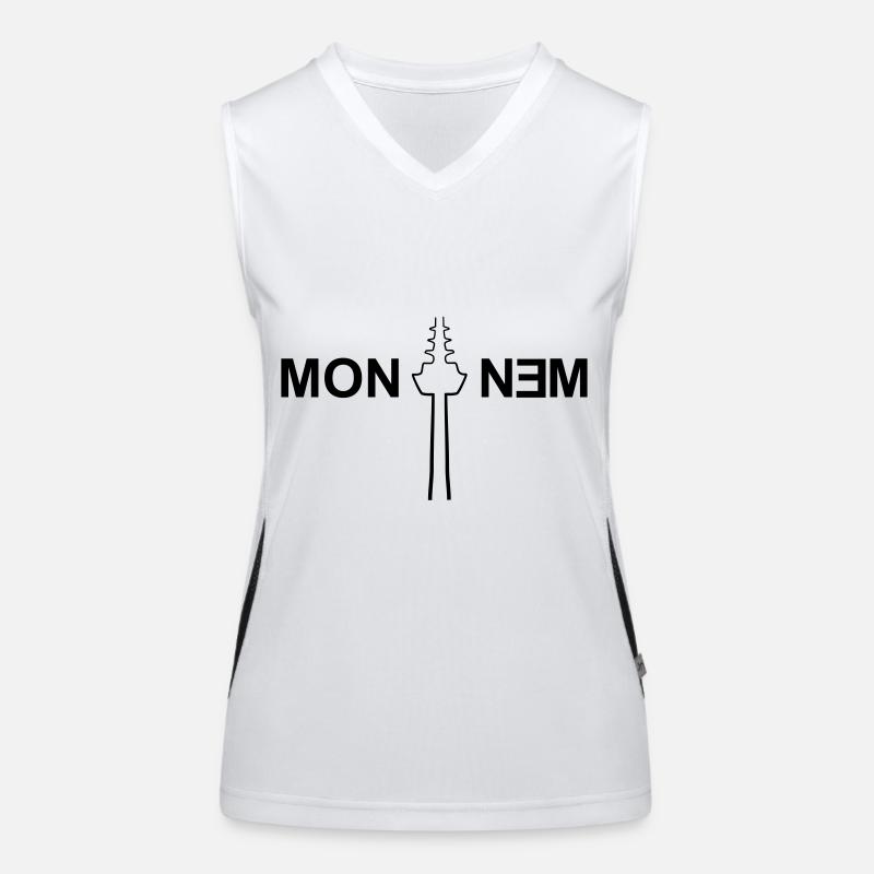 Monnem - Ufbasse - Mannheim Funktionelles Kontrast-Tank Top für Frauen
