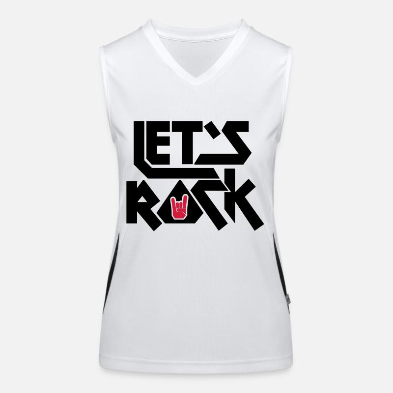 Let's Rock Débardeur respirant contrasté Femme