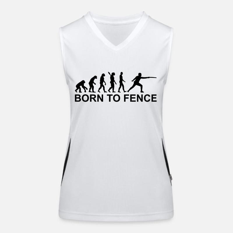 Evolution Fechten Funktionelles Kontrast-Tank Top für Frauen