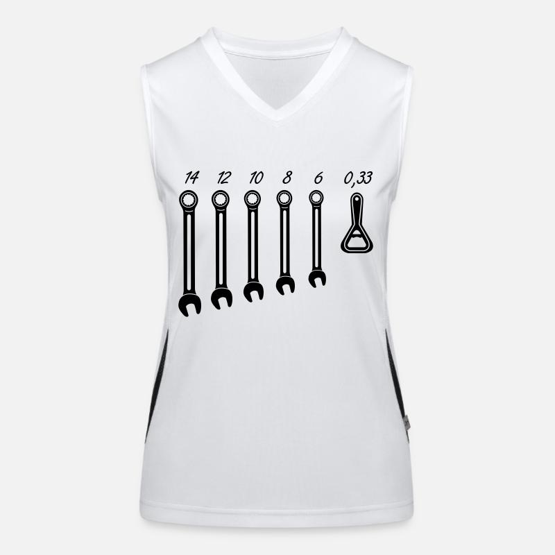 Werkzeug & Flaschenöffner Funktionelles Kontrast-Tank Top für Frauen