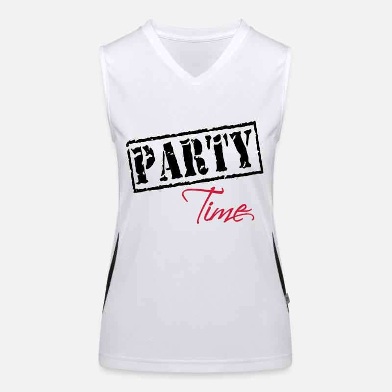 Party Time Débardeur respirant contrasté Femme