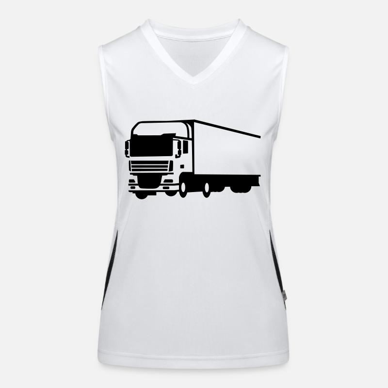 LKW Funktionelles Kontrast-Tank Top für Frauen