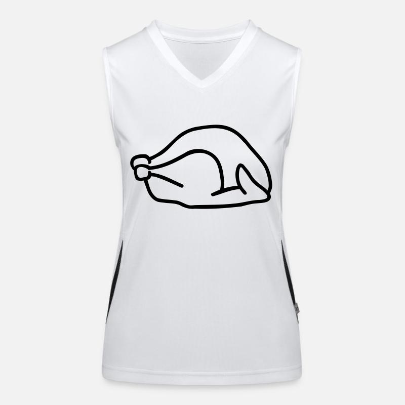 Truthahn Funktionelles Kontrast-Tank Top für Frauen