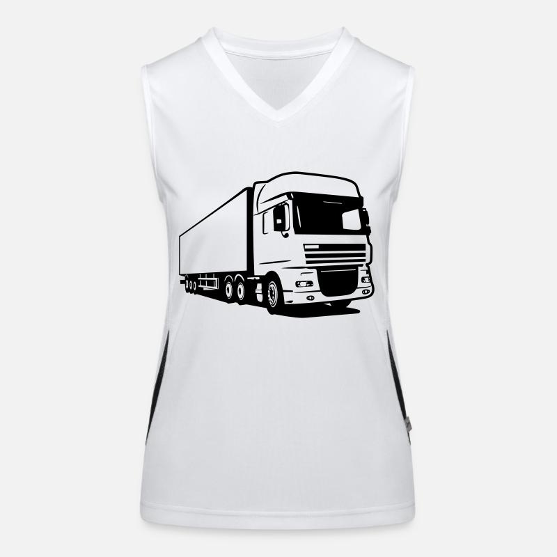 Robot de camion camion Débardeur respirant contrasté Femme