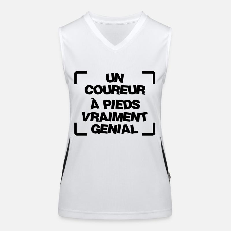 Course à pied / Coureur / Jogging / Running / Run Débardeur respirant contrasté Femme