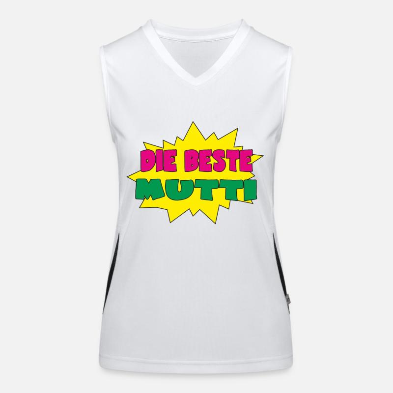 Die beste mutti Women's Functional Contrast Tank Top