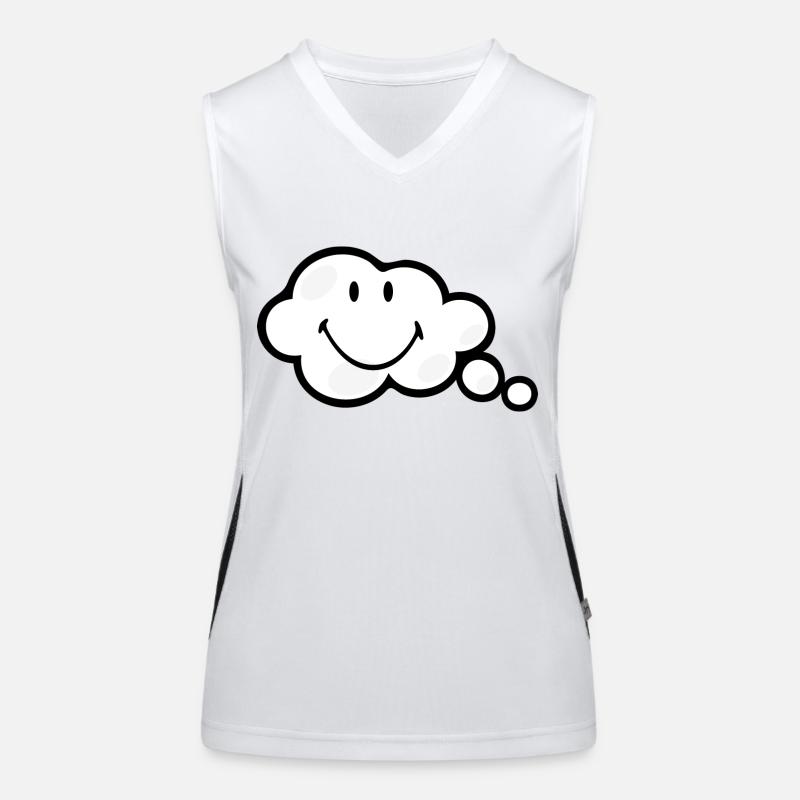 Smiley Think Bubble Débardeur respirant contrasté Femme