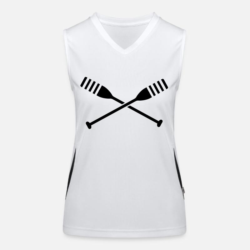 Rudern Funktionelles Kontrast-Tank Top für Frauen