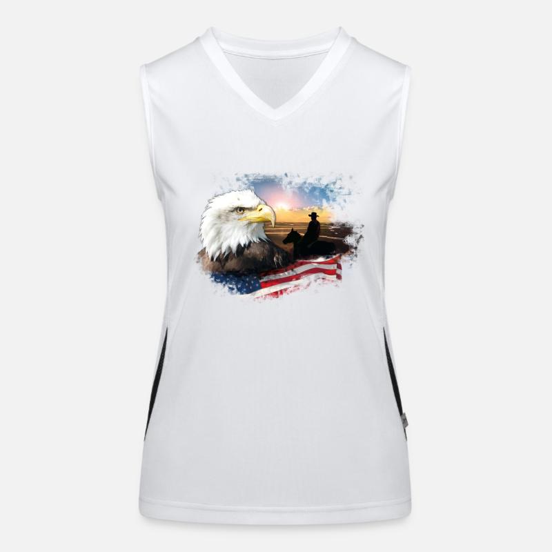 kl_linedance25b Women's Functional Contrast Tank Top