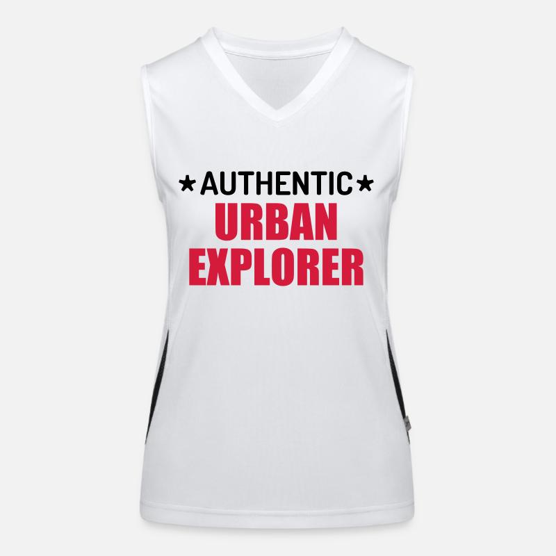 Urbex / Urban Exploration Explorer Cataphile Funktionelles Kontrast-Tank Top für Frauen