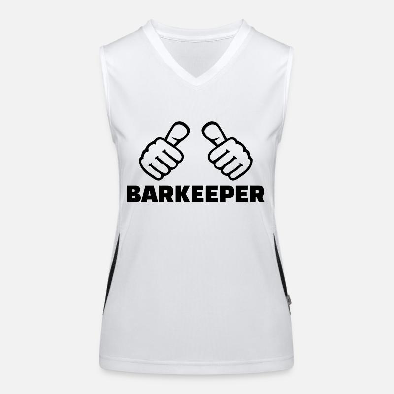 Barkeeper Funktionelles Kontrast-Tank Top für Frauen