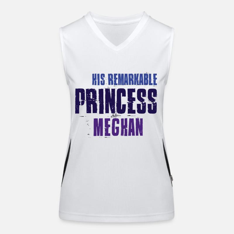 HT Royal Wedding Remarkable Princess blue Women's Functional Contrast Tank Top