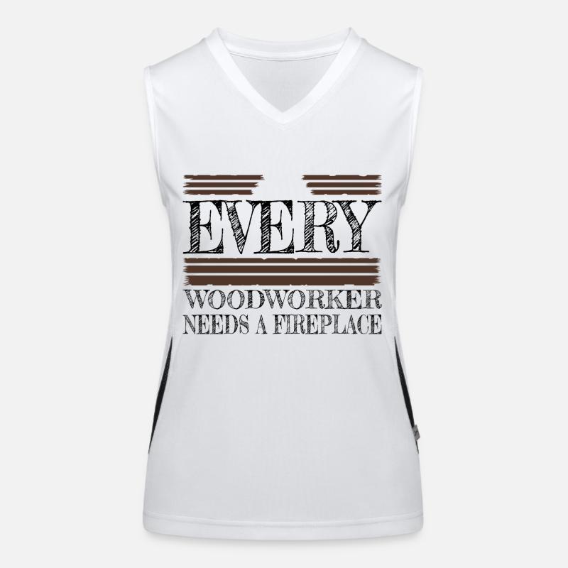 lumberjack lets play carpenter tshirts cool Funktionelles Kontrast-Tank Top für Frauen
