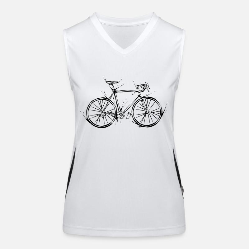 Rennrad Funktionelles Kontrast-Tank Top für Frauen