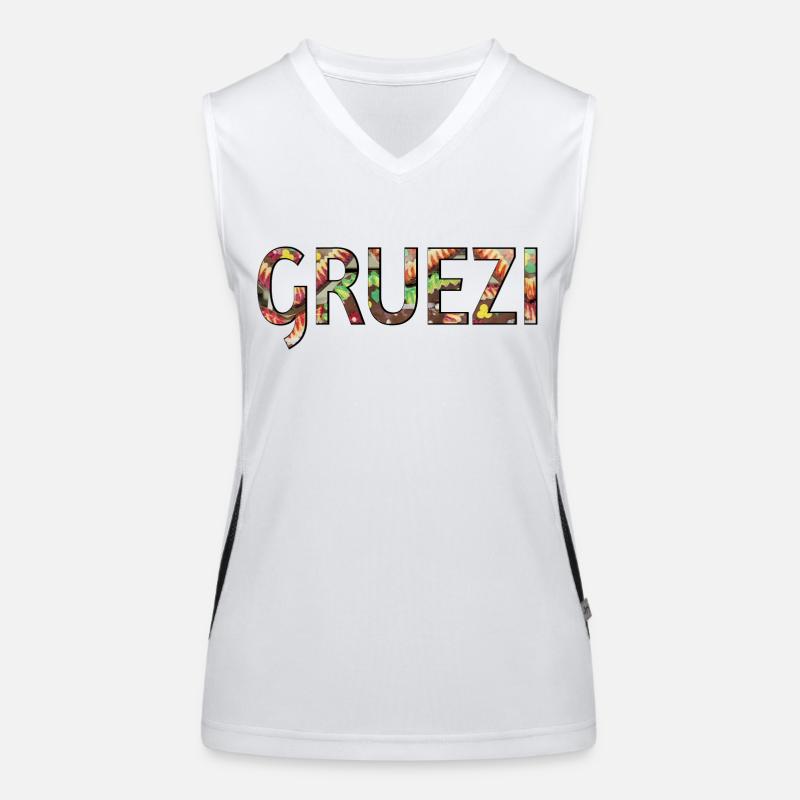 GRUEZI Funktionelles Kontrast-Tank Top für Frauen