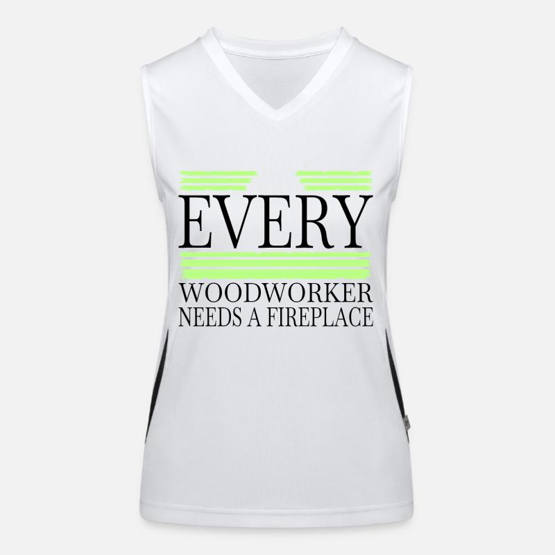 bday carpenter work tshirts carpenter joke Women's Functional Contrast Tank Top