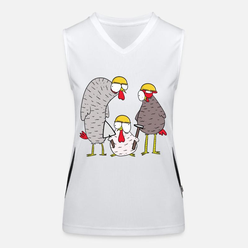 Construction site Construction Client Use Maurer Gewerbe Women's Functional Contrast Tank Top