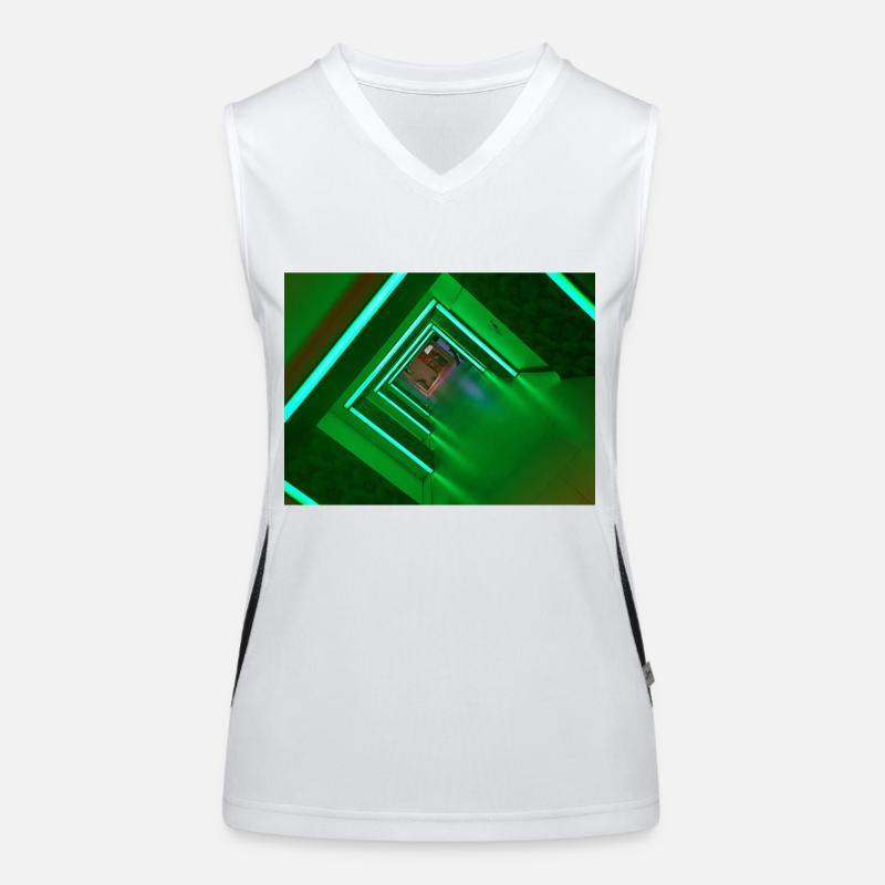 LED Flur Geschenk & Geschenkidee Funktionelles Kontrast-Tank Top für Frauen