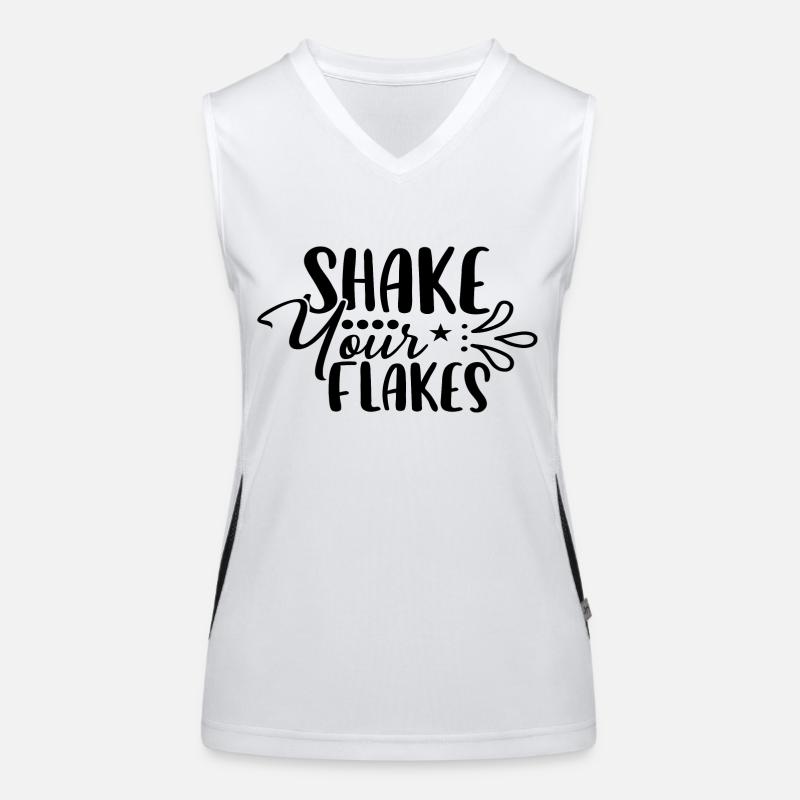 Shake Your Flakes Women's Functional Contrast Tank Top