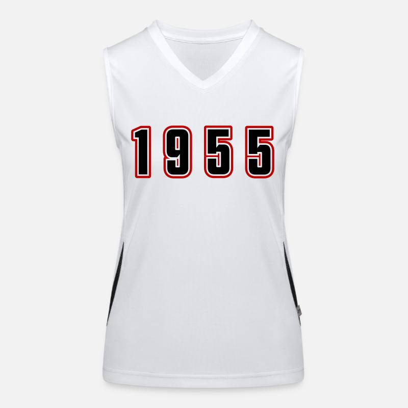 1955 Year Number Women's Functional Contrast Tank Top