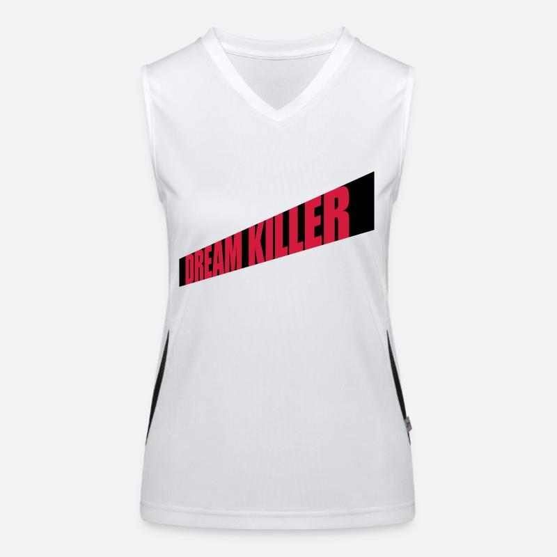 dream killer pessimists quote Women's Functional Contrast Tank Top