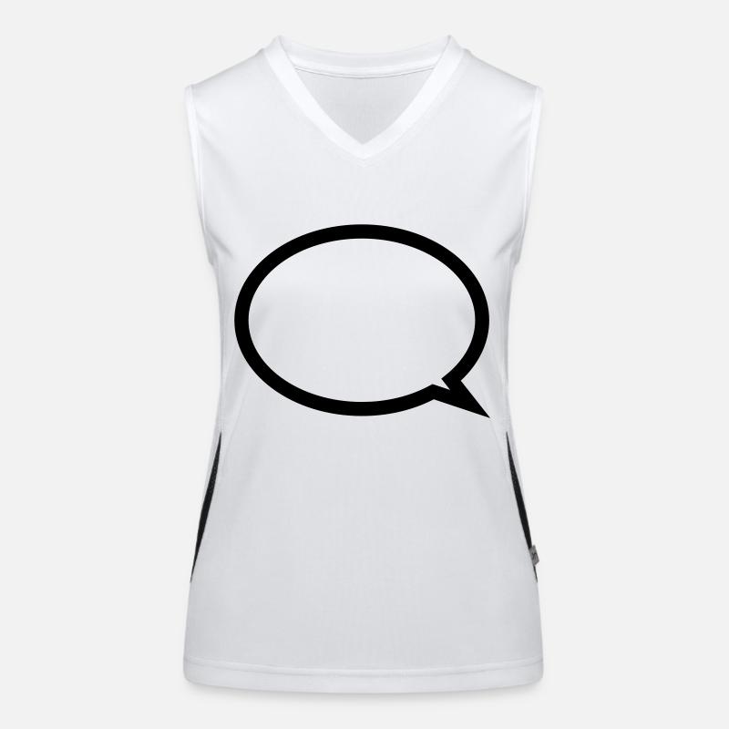 Ballon Débardeur respirant contrasté Femme